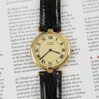 Cartier - Must Vermeil - Roman dial - ساعة كارتير...