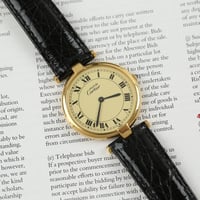 Cartier - Must Vermeil - Roman dial - ساعة كارتير...