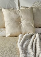 طقم مفارش عرائس كينج سايز Camilla ذهبي