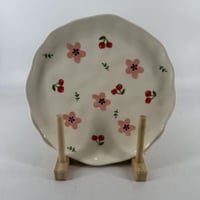 طقم 6 صحن زهور و كرزات