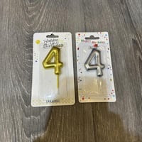 شموع ارقام 4