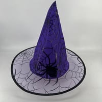 قبعة شبكة العنكبوت بنفسجي