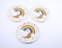 صحون حفلات يونيكورن