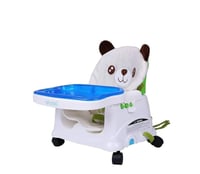 كرسي طعام اخضر مع لعب -/+ تغليف