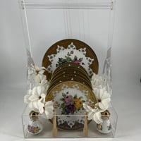 طقم ٧ صحون مع ستاند