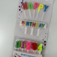 شموع حروف هابي بيرثدي