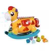 حصان برتقالي / اصفر هزاز -/+ تغليف