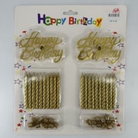 شموع حروف هابي بيرثدي