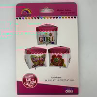 بلونات مكعبات عيد ميلاد بيضاء