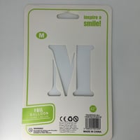 بلون حرف M بدون نفخ