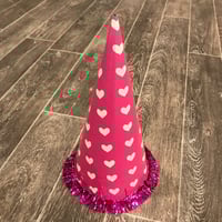 كبوس قلوب وردي كبير