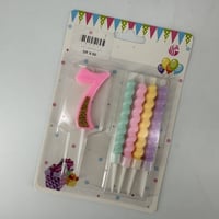 شموع باستيل ارقام 7