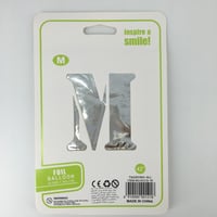 بلون حرف M بدون نفخ