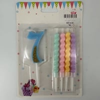 شموع باستيل ارقام 7