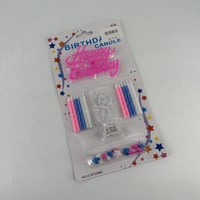 شموع حروف هابي بيرثدي8