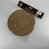 صحون حفلات ذهبي