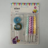 شموع باستيل ارقام 8