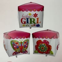 بلونات مكعبات عيد ميلاد بيضاء