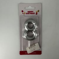 شموع ارقام 8