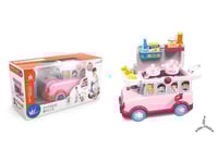 باص مطبخ وردي -/+ تغليف