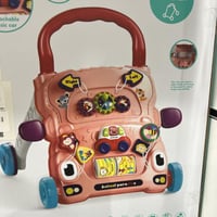 تعليم المشي وردي -/+ تغليف