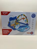 مفرش ازرق مع بيانو -/+ تغليف