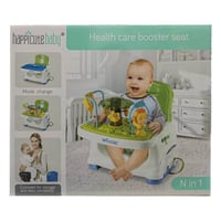 كرسي طعام اخضر مع لعب -/+ تغليف