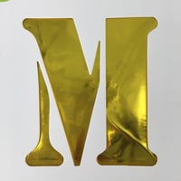 بلون حرف M بدون نفخ