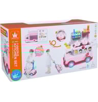 باص مطبخ وردي -/+ تغليف