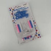 0 شموع حروف هابي بيرثدي