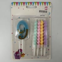 شموع باستيل ارقام 9