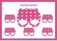 قناع حفلات قلوب