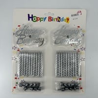 شموع حروف هابي بيرثدي