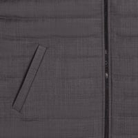 صديري كلاسيك شتوي رمادي غامق