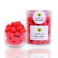 ملبس اللوز بالفراولة