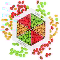 بوكس للوز الملبس بنكهة الفراولة والتفاح و الكراميل...