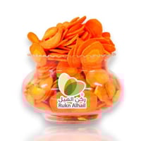 شرائح الجزر المجففة المقرمشة