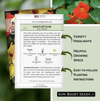 خليط بذور أزهار الكبوسين قابلة للأكل ( أبو خنجر )