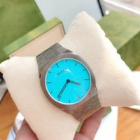 ساعه قوتشي رجاليه مينا سماوي