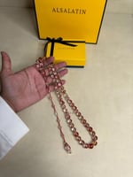 سبحة من الزعفران الطبيعي تمليكة صناعة يدوية