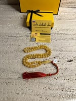 سبحه كهرمان حر شوائب طبيعية