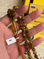 سبحه كهرمان حر شوائب طبيعية