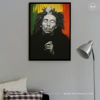 لوحة جدارية بوب مارلي