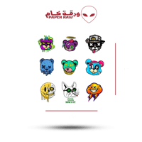 ستيكرات فنية