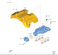 حساس منظم هواء F150/اكسبديشن/اكسبلور/ايدج/فيوجن 21...