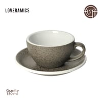 كوب وصحن لوفرامكس سعة 150 مل -جرانيت