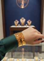 بناجر بديل ذهب (بالحبة) غوايش عريضة