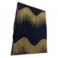 قماش سيوي مطرز بكرستال