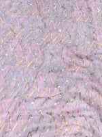 قماش شيفون مطرز ٣ متر عرضين