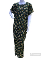 قميص روز مشجر نص كم